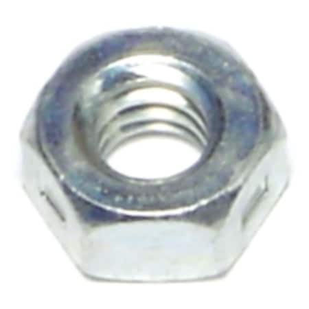 Midwest Fastener Standard Hex Center Lock Lock Nut, 1/4"-20, Steel, Grade 2, Zinc Plated, 25 PK 66601